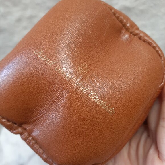 Vintage Cooper-Weeks Canada Hand Boarded Top Grain Cowhide Brown Leather Bag - Picture 3 of 9